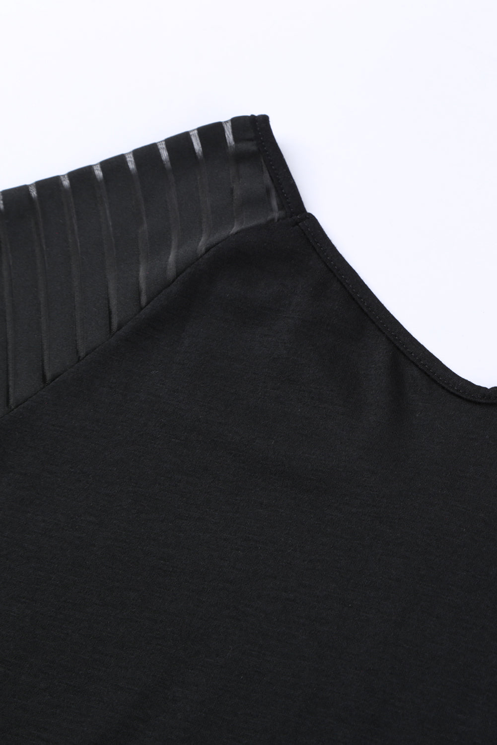 Women's Sheer Stripe V-Neck Top